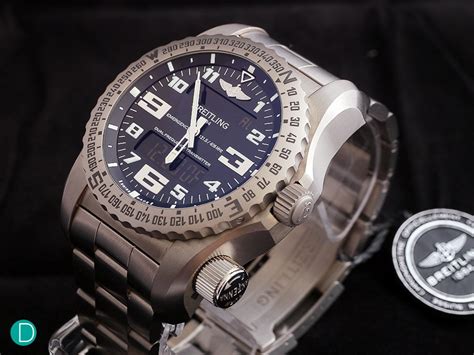 emergency ii breitling images|pilot watch with emergency locator.